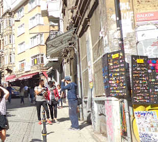Geschäftsstraße in Galata