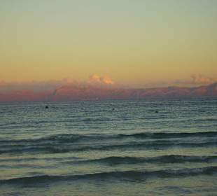 Sonnenuntergang am Strand