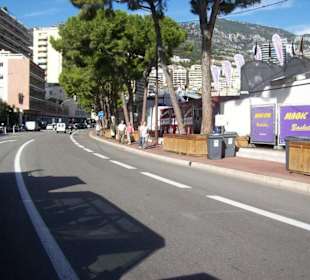 Formel 1 Rennstrecke in Monaco