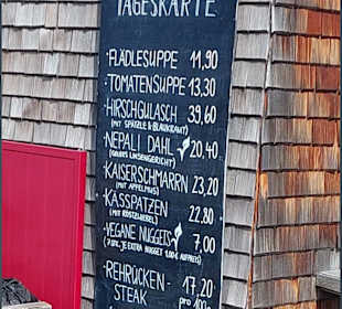 Völlig überteuerte Preisliste