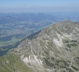 Bei unseren Wanderungen am Nebelhorn
