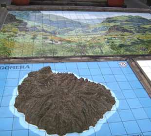 Oberer Teil der Mosaikstraße: Gomera