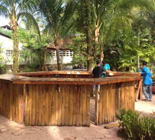 Die aussen Sportbar im "neuen" Bavaria House