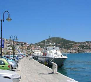 Hafen von Samos Stadt