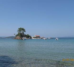 Aufnahme vom Strand