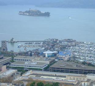Blick auf Alcatraz