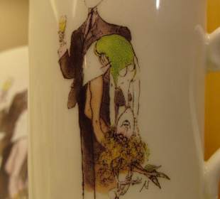 Bemalter Becher