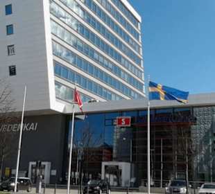 Modernes Stena Line Gebäude in Kiel