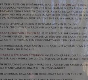 Burgruine Wehrstein Fischingen