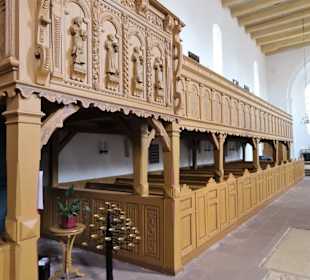 Die Empore der Kirche St. Sixtus und Sinicius