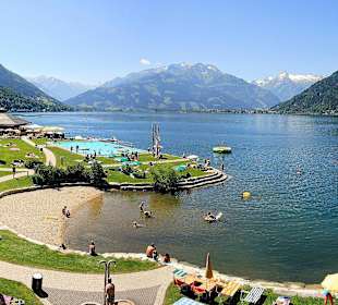 Zeller See mit Strandbad