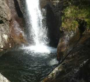 Am Hochfall-Wasserfall