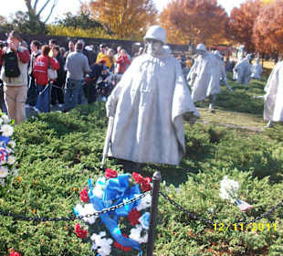 Memorial für gefallene im Koreakrieg