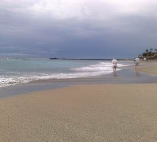 Biała plaża El Duque