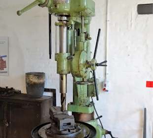 In der Werkstatt des Museum Kupfermühle Harrislee