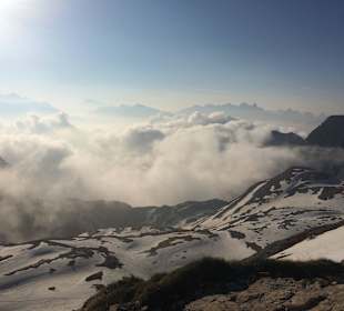 Auf dem Latemar in den Morgenstunden