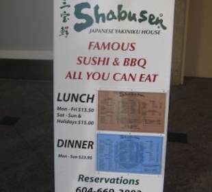 Nur noch eine Treppe hoch zum Shabusen