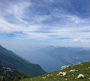 Ausblick Monte Baldo auf Gardasee