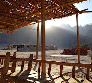 Arabische Wüste - Beduinendorf