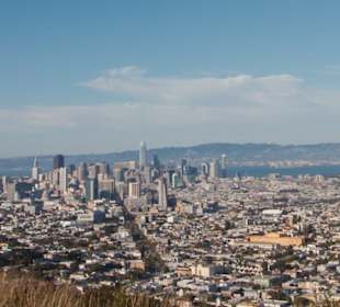 Aussicht auf Skyline von SF