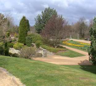 Parkähnlicher Aufbau