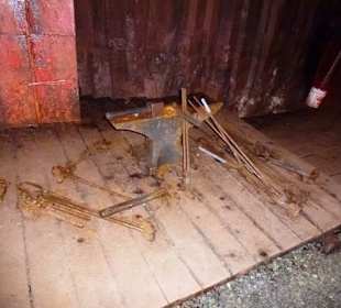 Schmiedewerkzeug untertage