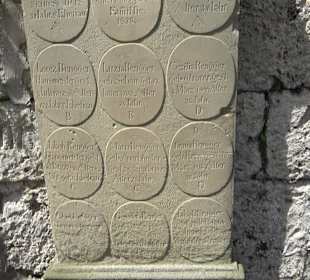 Kriegerdenkmal an der Kirche Dießen