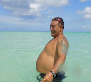 Paco in der karibisvhen Badewanne