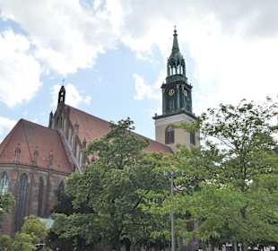 Blick zur Marienkirche, Karl-Liebknecht-Straße