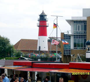 Der Büsumer Leuchtturm.