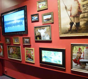 Fotowand des Weihnachtsmanns