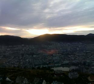 Bergen dall'alto