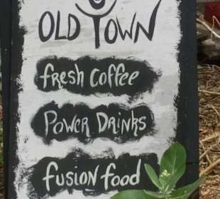 Tafel beim Eingangsbereich