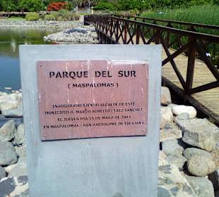 Parque del Sur in Maspalomas