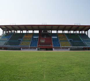 Haupttribüne des Nationalstadion Kathmandu