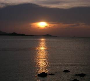 Sonnenuntergang am Big Buddha