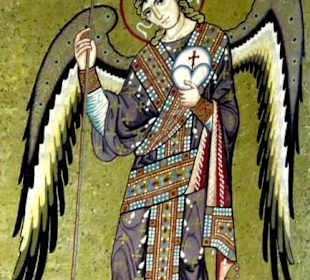 Mosaik: Der Erzengel Gabriel