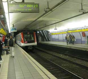 Metro (U-Bahn) in Barcelona