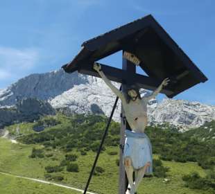 Kreuz bei der Hochalm, unterhalb der Alpspitze