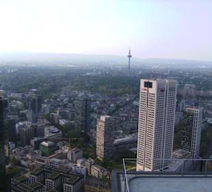 Blick zum Fernsehturm und Taunus