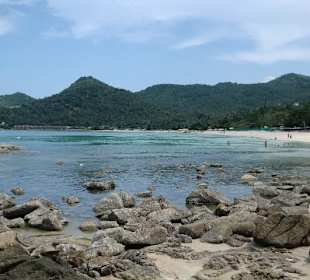 Chaweng Noi Strand, direkt rechts unser Hotel