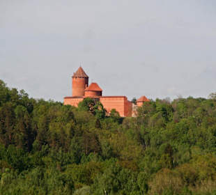 Blick zur Burg Turaida