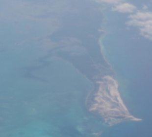 Vista dall'aereo