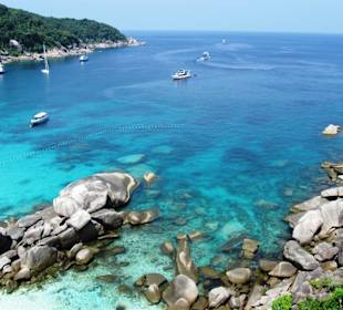 Tauchgebiet von oben