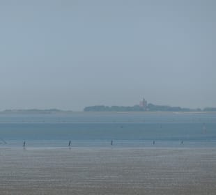 Blick zur Insel Neuwerk