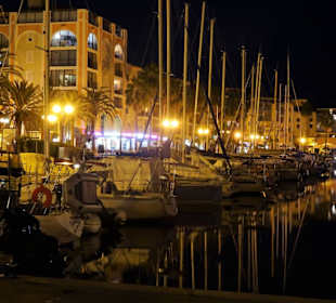 Port Argelès bei Nacht