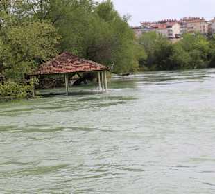 Hochwasser amFluss