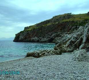 Badebucht, endich unten