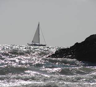 Es Trenc -Meer / Segelschiff