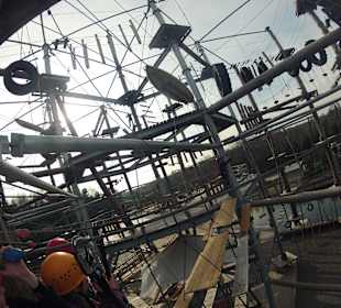 Einblick Kletterpark Höhenweg Arena